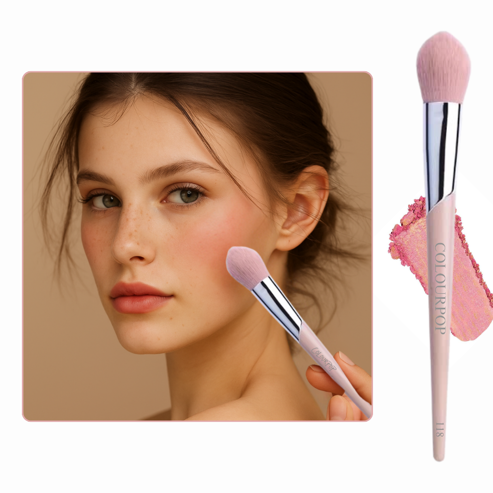 Cọ Má Hồng Và Highlight Dạng Nén COLOURPOP Blush Brush C118